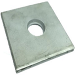 Rondelle plate carrée